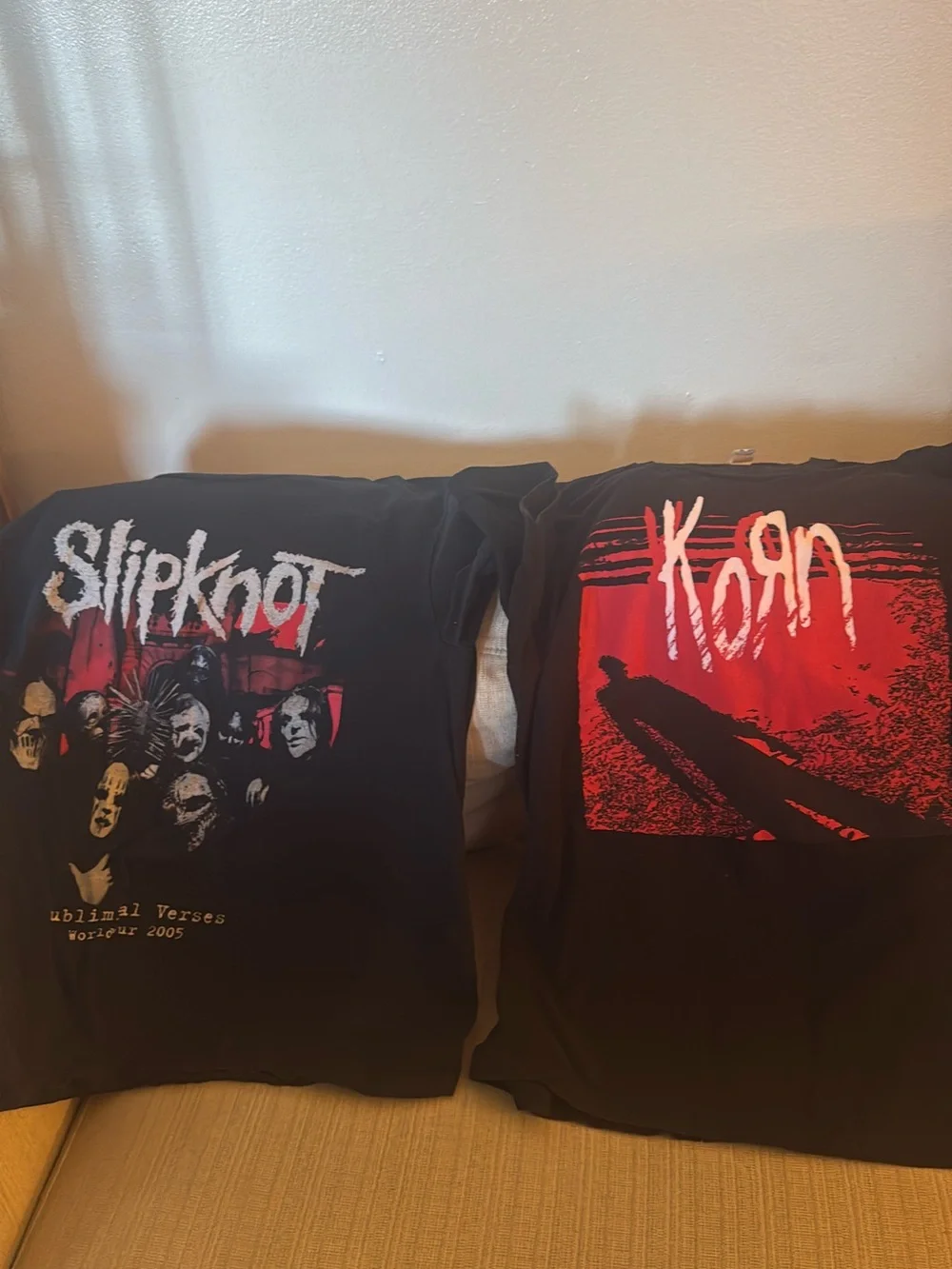 Lot of 5 Band T-Shirts- Large- Men size - Picture 2 of 10